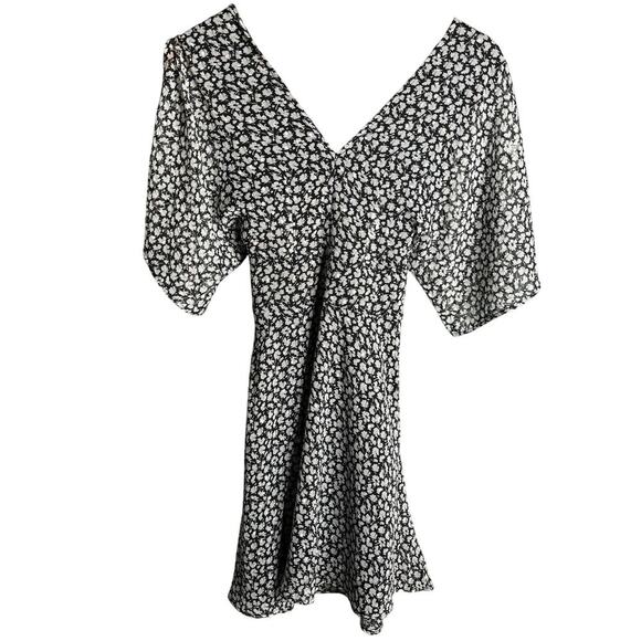 AllSaints Ivey Scatter Dress Grey Size 4 - Picture 9 of 11